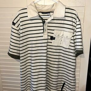 Rocawear Men’s striped polo shirt size extra large